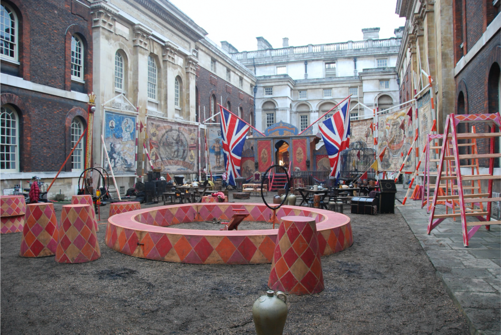 Sherlock Holmes (2009) filming at Old Royal Naval College