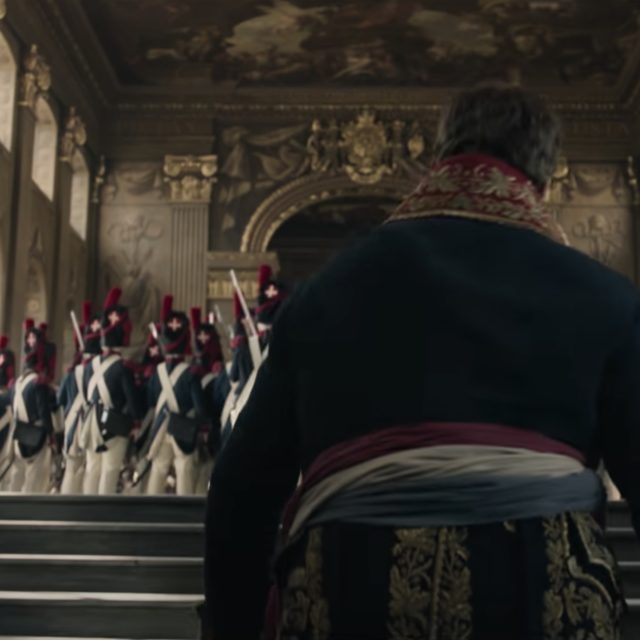 Napoleon (2023), in the Painted Hall