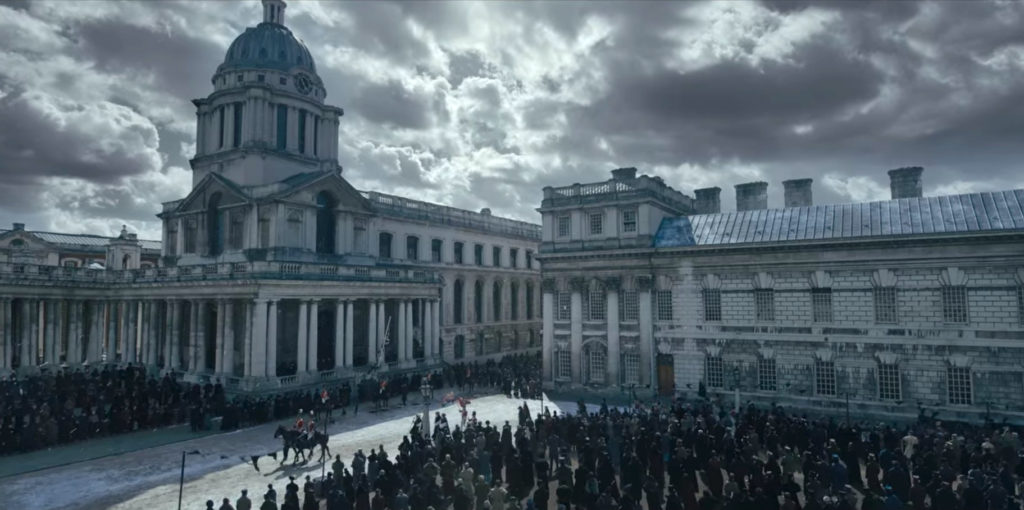 Queen Charlotte (2023), filmed at Old Royal Naval College